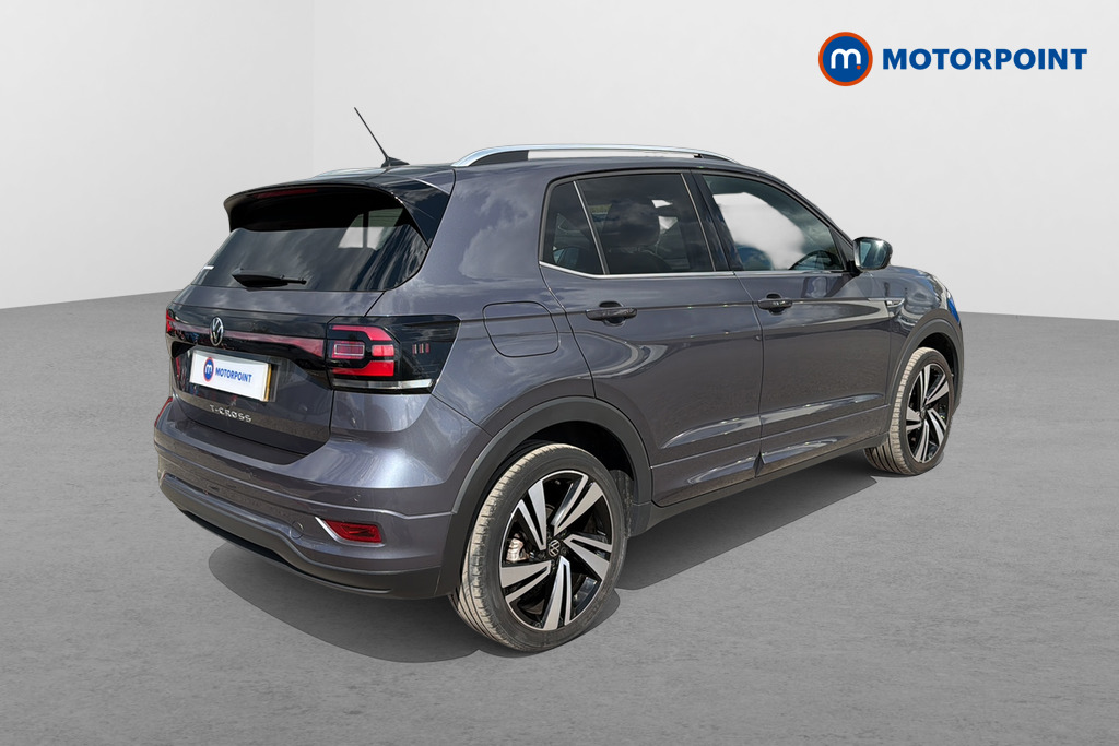 Volkswagen T-Cross R-Line Manual Petrol SUV - Stock Number (1636941) - Passenger side rear corner