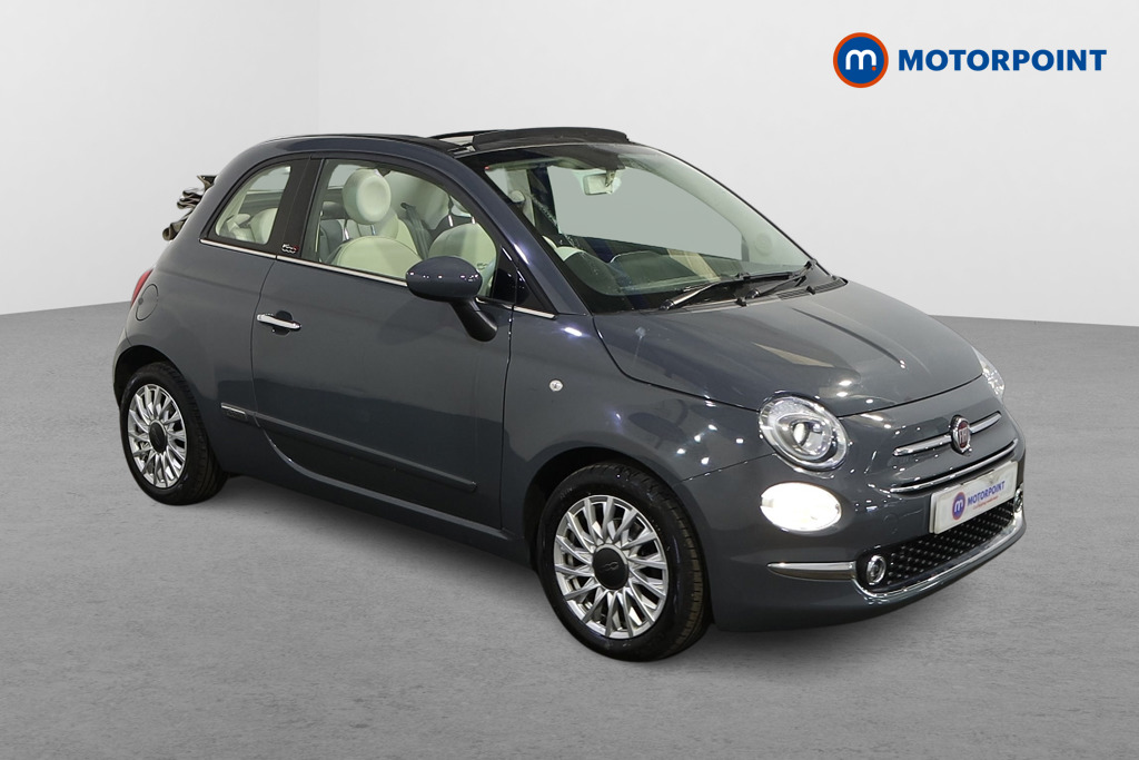 Fiat 500 Lounge Manual Petrol Convertible - Stock Number (1621534) - Drivers side front corner