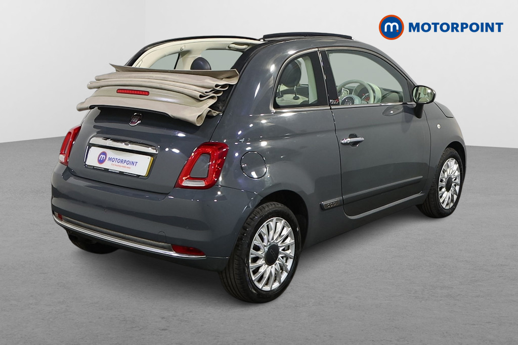 Fiat 500 Lounge Manual Petrol Convertible - Stock Number (1621534) - Drivers side rear corner