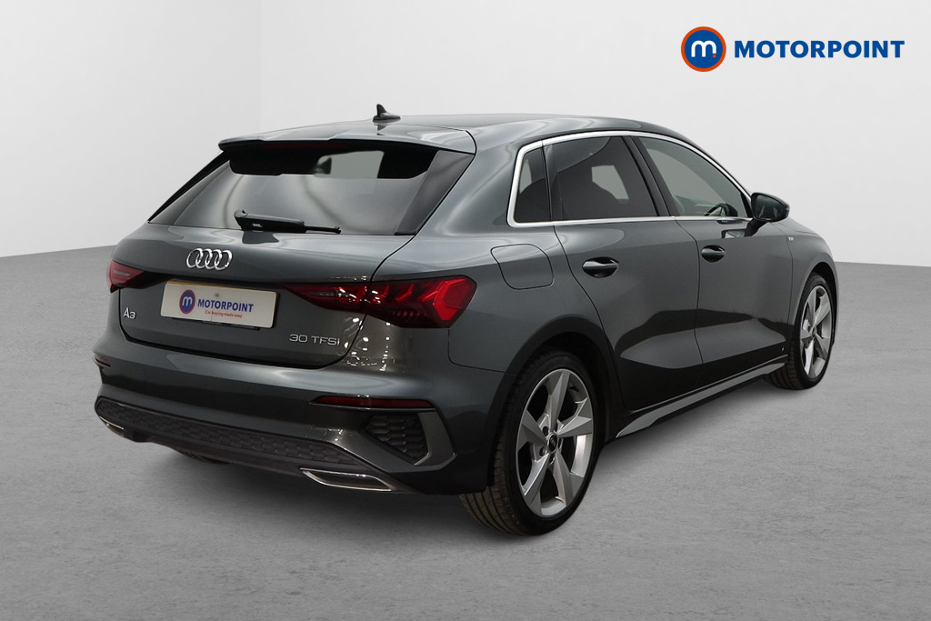 Audi A3 S Line Manual Petrol Hatchback - Stock Number (1634501) - Drivers side rear corner