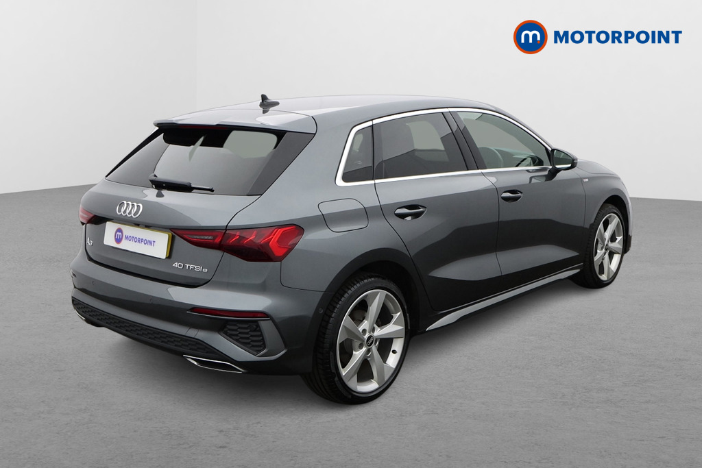 Audi A3 S Line Automatic Petrol Plug-In Hybrid Hatchback - Stock Number (1635328) - Drivers side rear corner