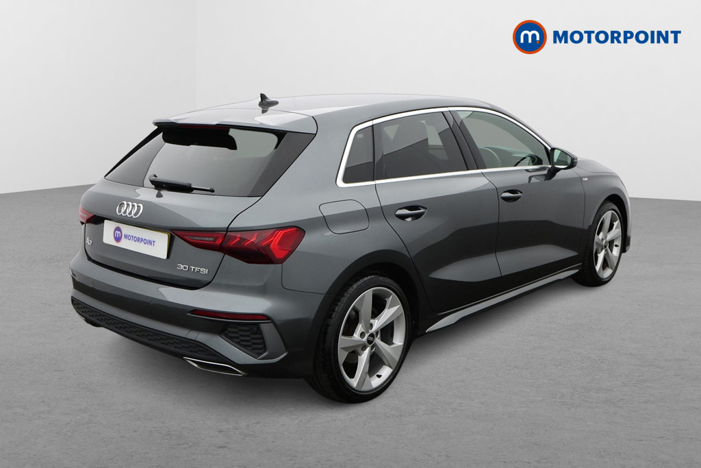 Audi A3 S Line Manual Petrol Hatchback - Stock Number (1635636) - Drivers side rear corner