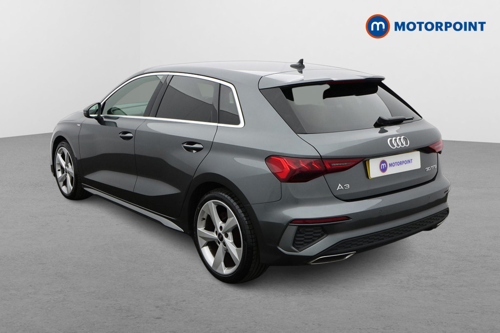 Audi A3 S Line Manual Petrol Hatchback - Stock Number (1635636) - Passenger side rear corner