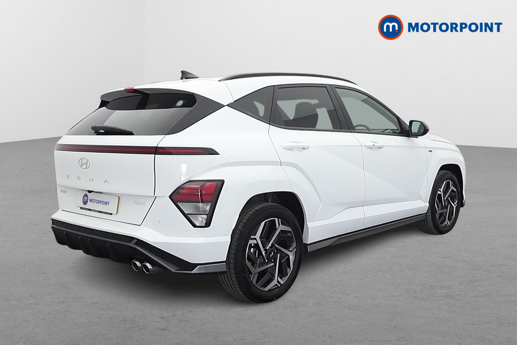 Hyundai Kona N Line Automatic Petrol-Electric Hybrid SUV - Stock Number (1628601) - Drivers side rear corner