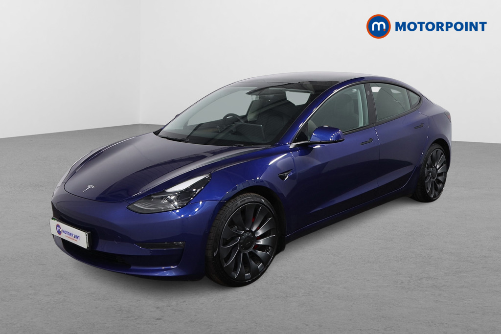 Tesla Model 3 Performance Automatic Electric Saloon - Stock Number (1634167) - Passenger side front corner
