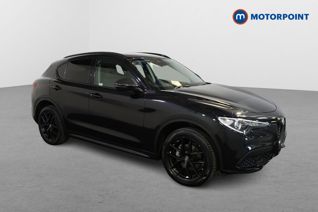 Alfa Romeo Stelvio Nero Edizione Automatic Petrol SUV - Stock Number (1634417) - Drivers side front corner