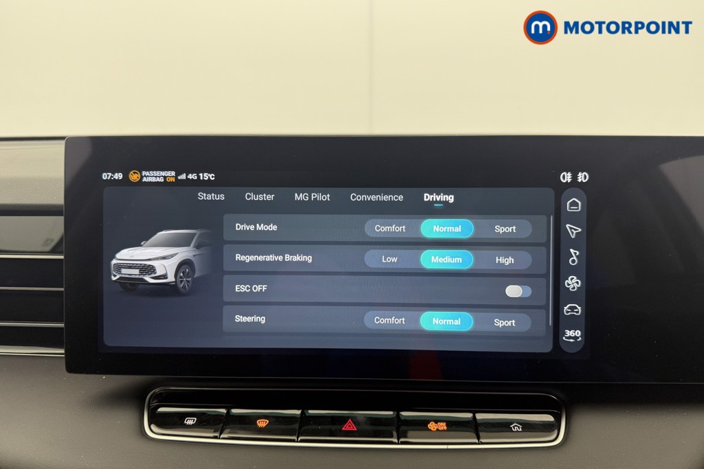 Mg Motor Uk HS Trophy Automatic Petrol-Electric Hybrid SUV - Stock Number (1638270) - 10th supplementary image