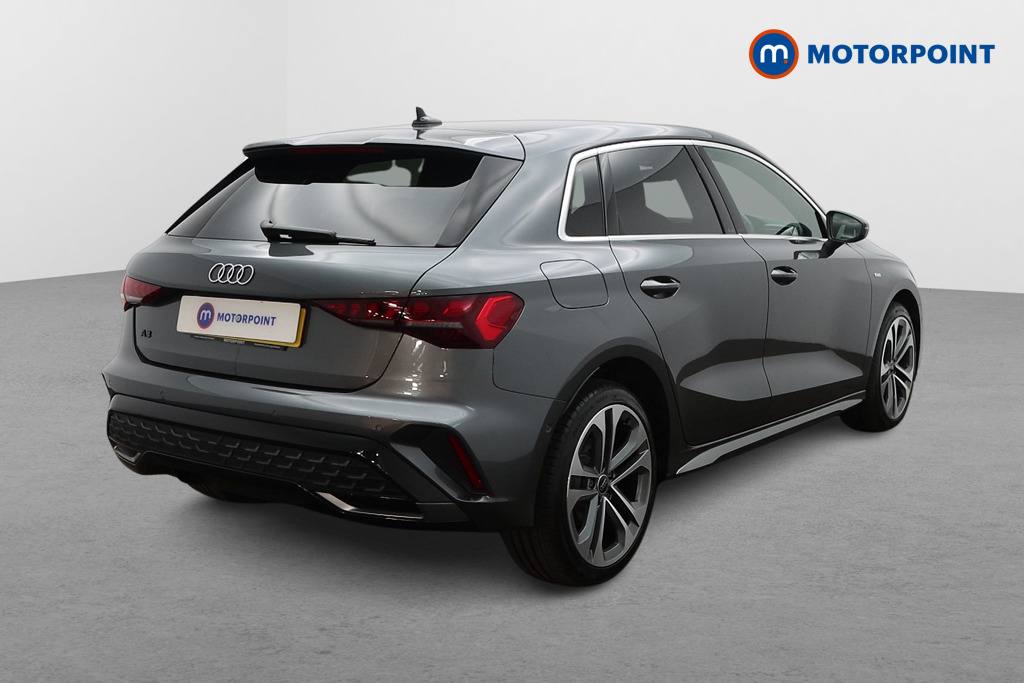 Audi A3 S Line Automatic Petrol Plug-In Hybrid Hatchback - Stock Number (1627387) - Drivers side rear corner
