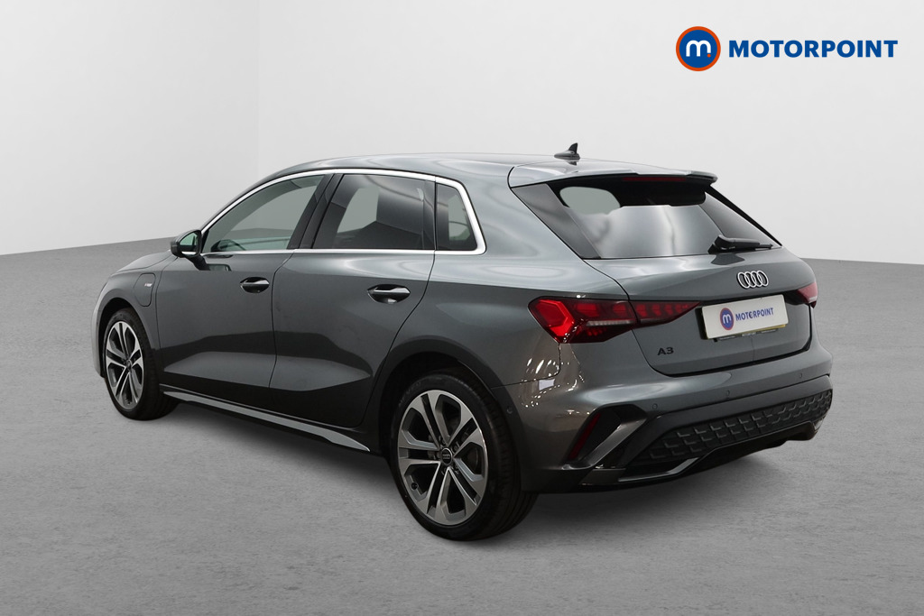 Audi A3 S Line Automatic Petrol Plug-In Hybrid Hatchback - Stock Number (1627387) - Passenger side rear corner