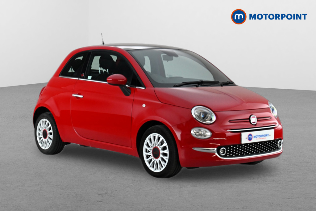 Fiat 500 RED Manual Petrol Hatchback - Stock Number (1632290) - Drivers side front corner