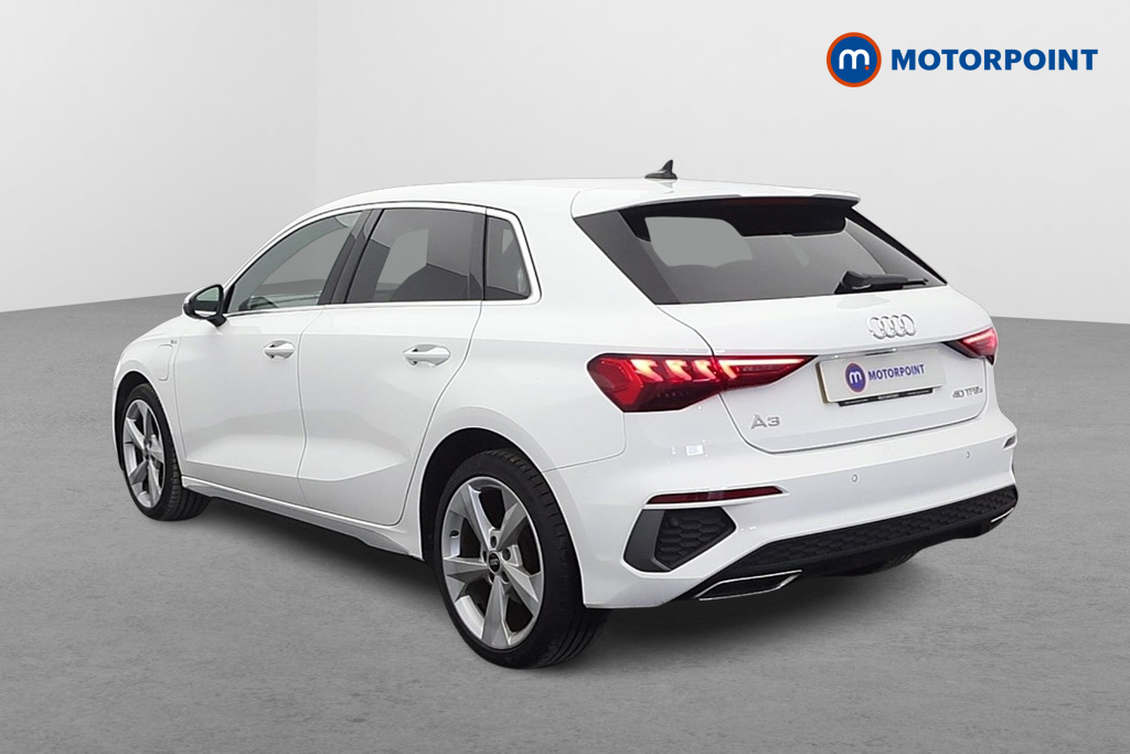 Audi A3 S Line Automatic Petrol Plug-In Hybrid Hatchback - Stock Number (1634493) - Passenger side rear corner