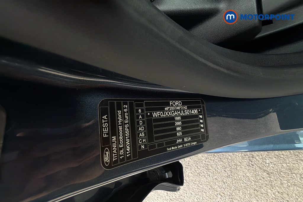 Ford Fiesta Titanium Manual Petrol Hatchback - Stock Number (1636219) - 19th supplementary image