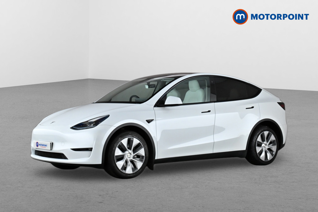 Tesla Model Y Long Range Automatic Electric SUV - Stock Number (1636242) - Passenger side front corner
