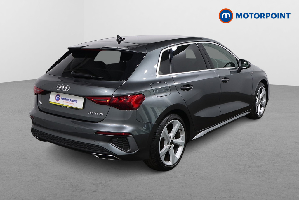 Audi A3 S Line Manual Petrol Hatchback - Stock Number (1639828) - Drivers side rear corner