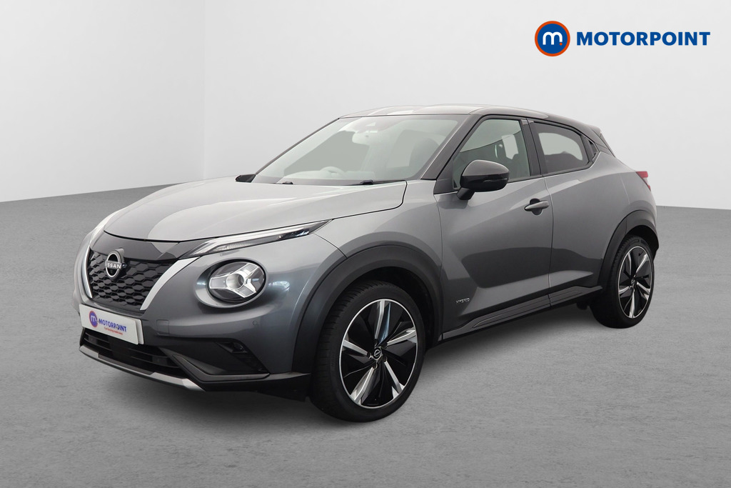 Nissan Juke Tekna-Plus Automatic Petrol-Electric Hybrid SUV - Stock Number (1636695) - Passenger side front corner