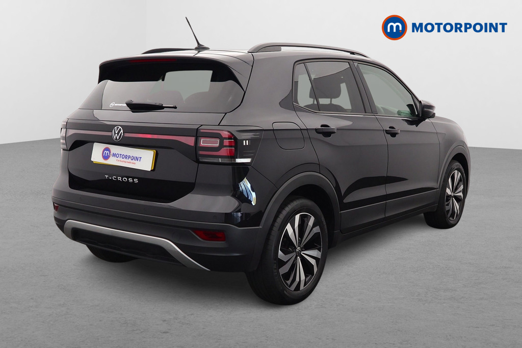 Volkswagen T-Cross Black Edition Manual Petrol SUV - Stock Number (1637535) - Drivers side rear corner