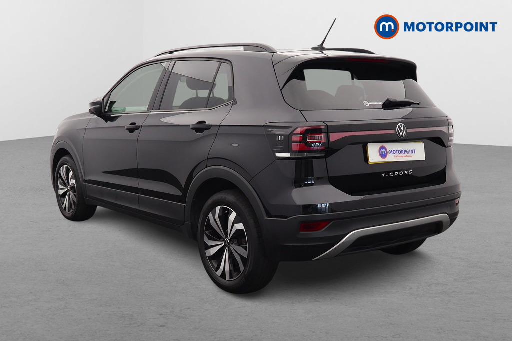 Volkswagen T-Cross Black Edition Manual Petrol SUV - Stock Number (1637535) - Passenger side rear corner