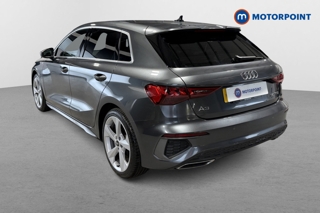Audi A3 S Line Automatic Petrol Hatchback - Stock Number (1626272) - Passenger side rear corner
