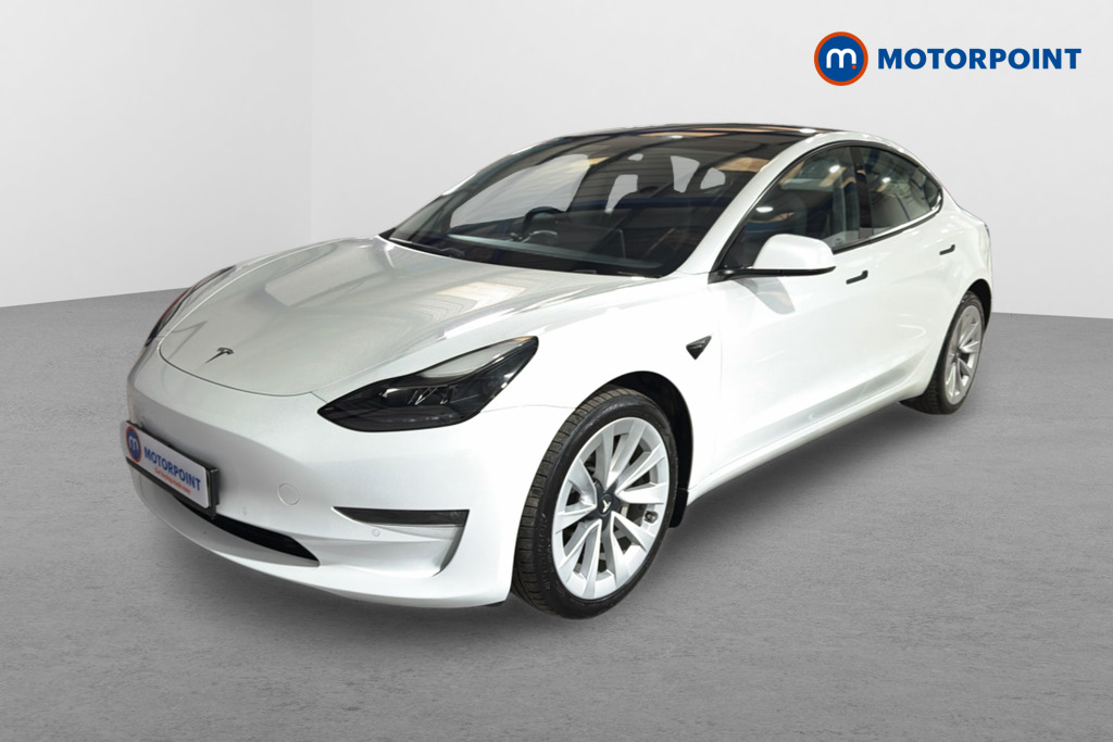 Tesla Model 3 Long Range Automatic Electric Saloon - Stock Number (1629192) - Passenger side front corner