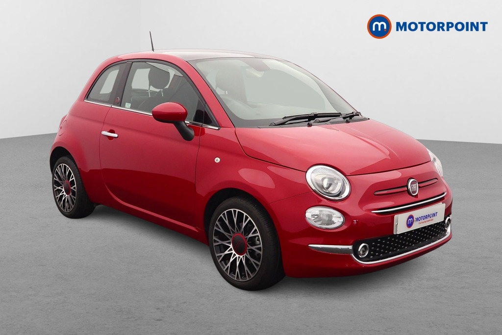 Fiat 500 RED Manual Petrol Hatchback - Stock Number (1634137) - Drivers side front corner