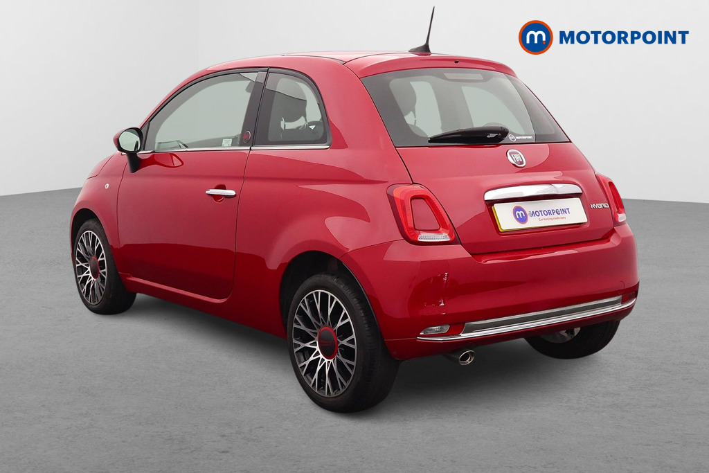 Fiat 500 RED Manual Petrol Hatchback - Stock Number (1634137) - Passenger side rear corner