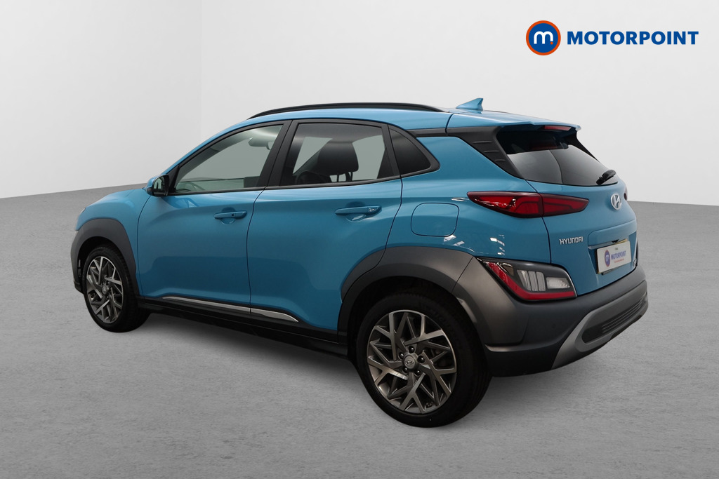 Hyundai Kona Premium Automatic Petrol-Electric Hybrid SUV - Stock Number (1635077) - Passenger side rear corner