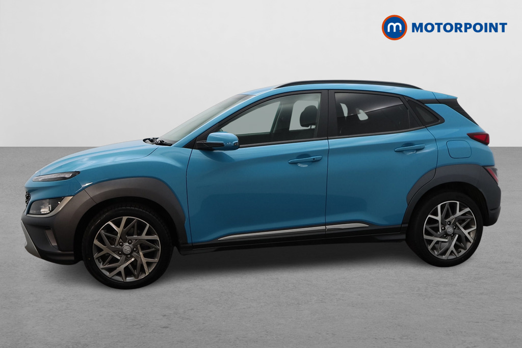 Hyundai Kona Premium Automatic Petrol-Electric Hybrid SUV - Stock Number (1635077) - Passenger side