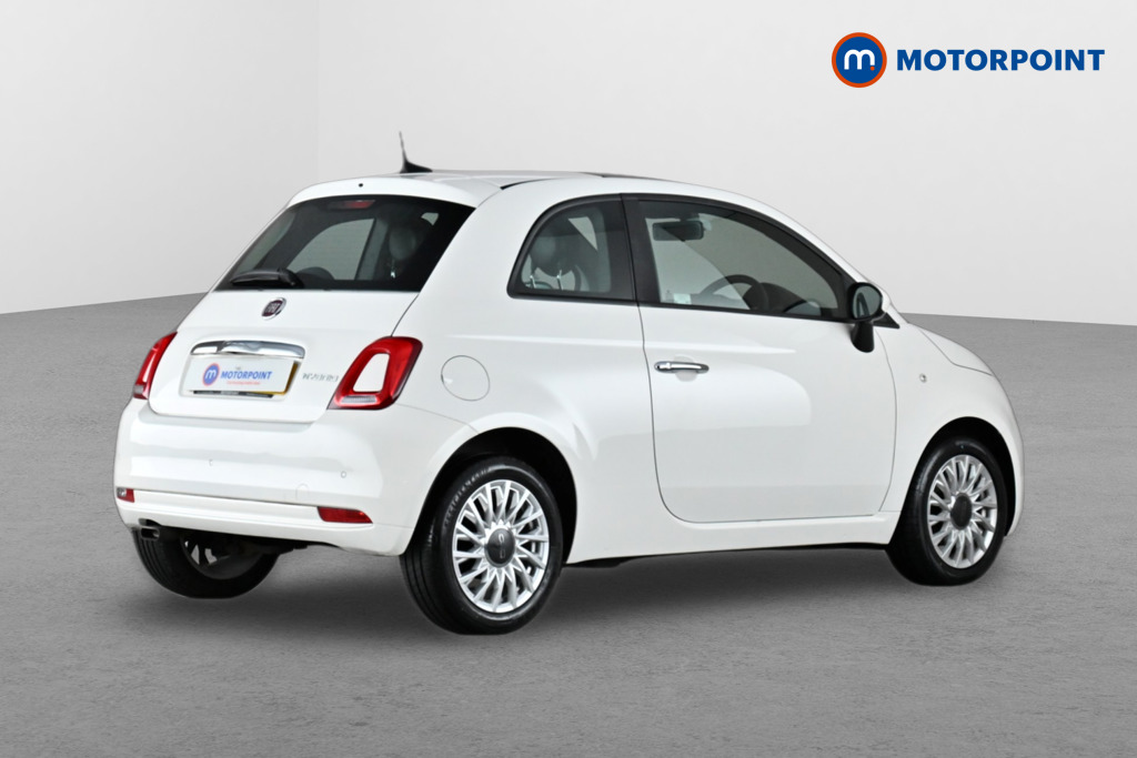 Fiat 500 Lounge Manual Petrol Hatchback - Stock Number (1636372) - Drivers side rear corner