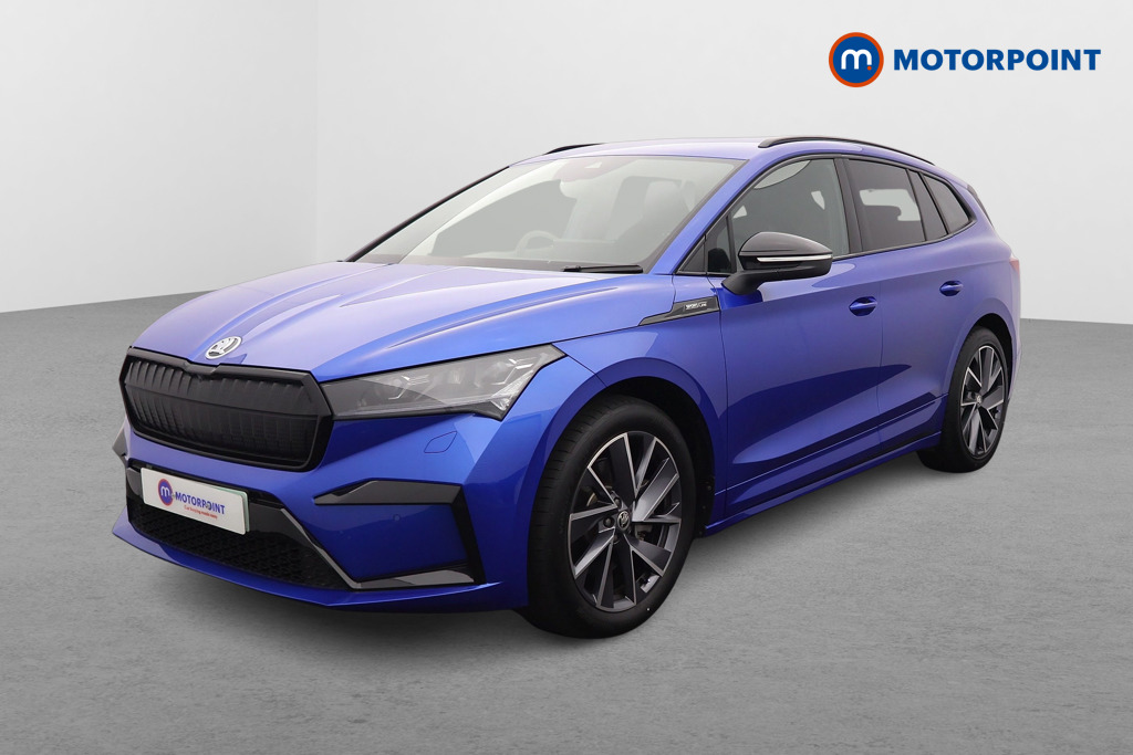 Skoda Enyaq Sportline Plus Automatic Electric SUV - Stock Number (1636900) - Passenger side front corner