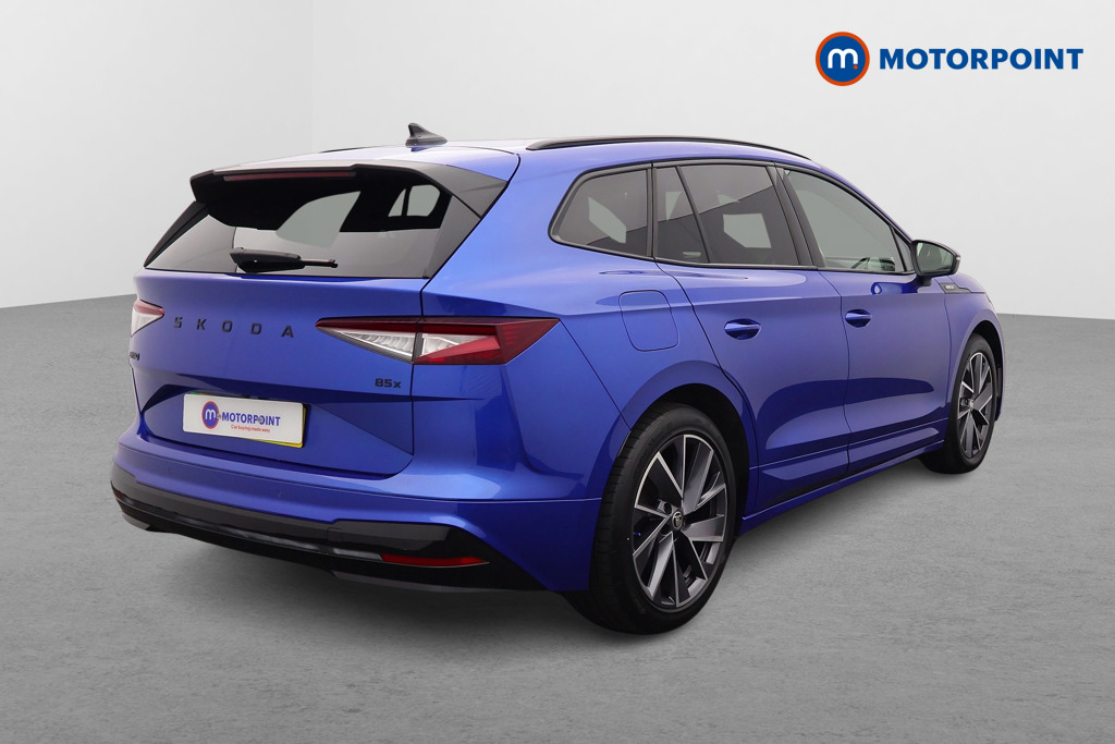 Skoda Enyaq Sportline Plus Automatic Electric SUV - Stock Number (1636900) - Drivers side rear corner