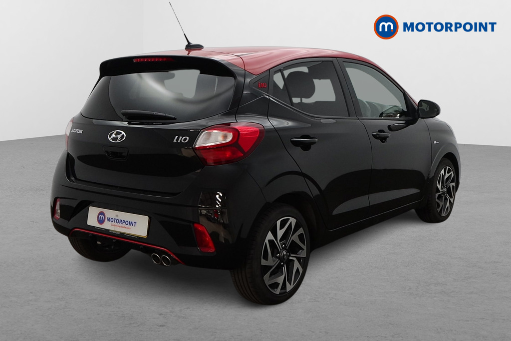 Hyundai I10 N Line Manual Petrol Hatchback - Stock Number (1639019) - Drivers side rear corner