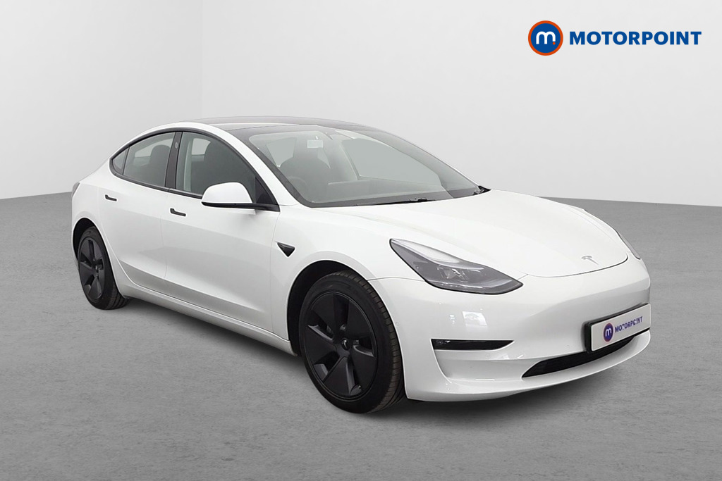 Tesla Model 3 Long Range Automatic Electric Saloon - Stock Number (1640263) - Drivers side front corner