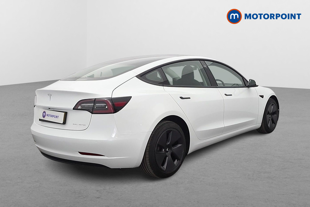 Tesla Model 3 Long Range Automatic Electric Saloon - Stock Number (1640263) - Drivers side rear corner