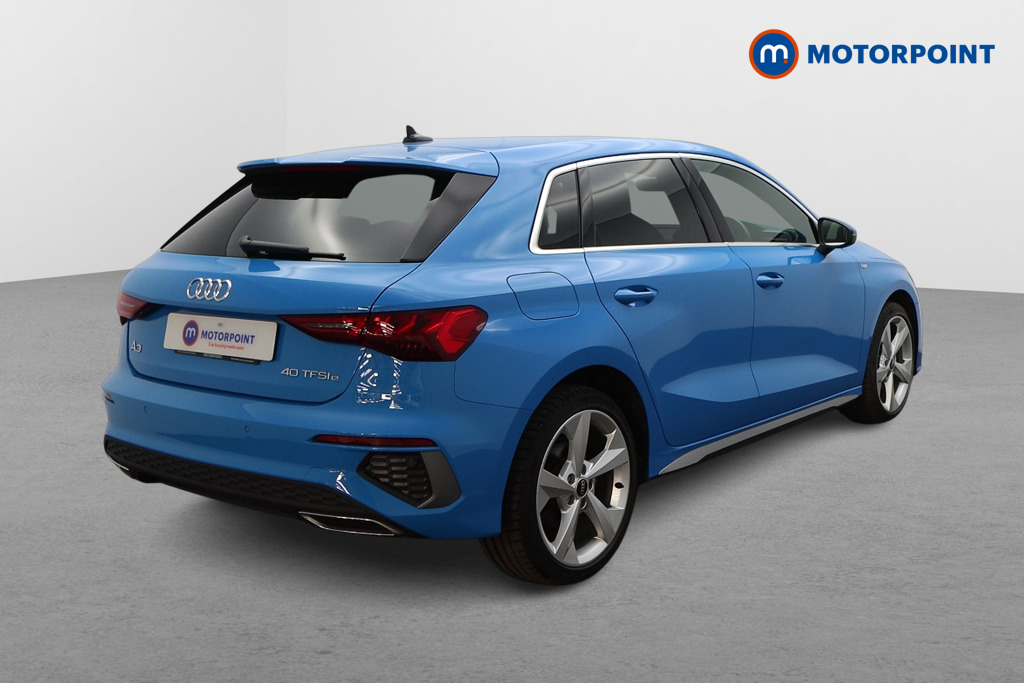 Audi A3 S Line Automatic Petrol Plug-In Hybrid Hatchback - Stock Number (1633690) - Drivers side rear corner