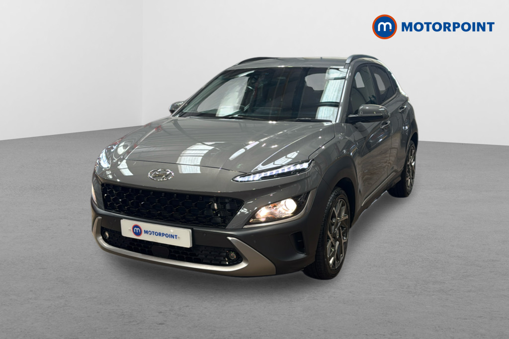 Hyundai Kona Premium Automatic Petrol-Electric Hybrid SUV - Stock Number (1633753) - Passenger side front corner