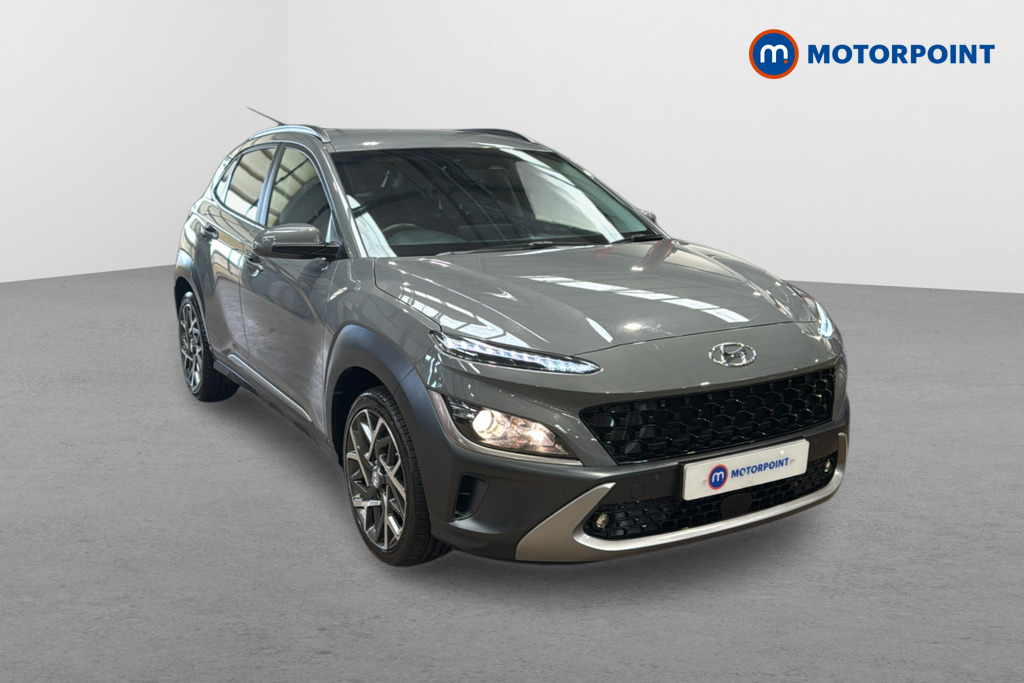 Hyundai Kona Premium Automatic Petrol-Electric Hybrid SUV - Stock Number (1633753) - Drivers side front corner