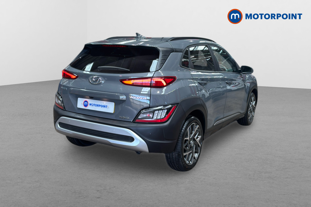 Hyundai Kona Premium Automatic Petrol-Electric Hybrid SUV - Stock Number (1633753) - Drivers side rear corner