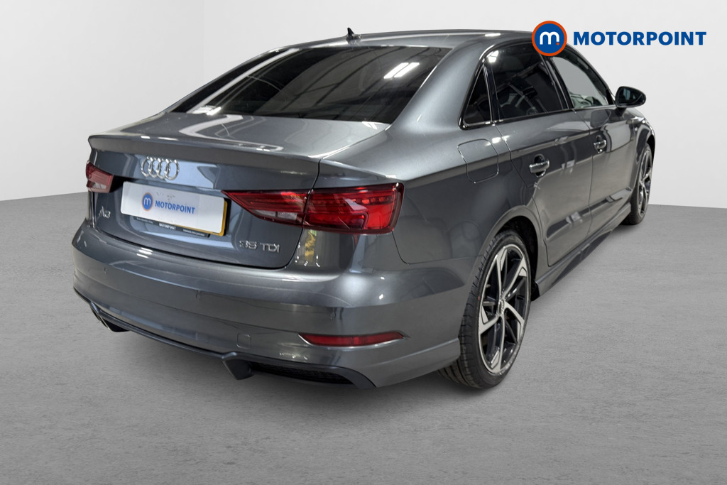 Audi A3 Black Edition Automatic Diesel Saloon - Stock Number (1634765) - Drivers side rear corner