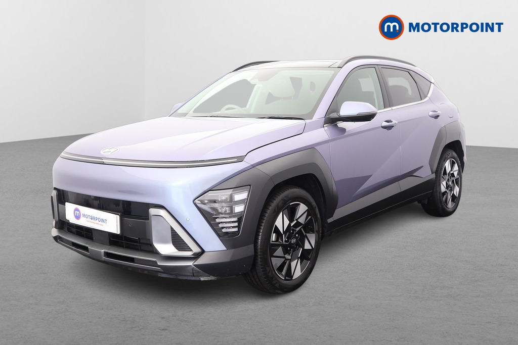 Hyundai Kona Ultimate Automatic Petrol-Electric Hybrid SUV - Stock Number (1610826) - Passenger side front corner