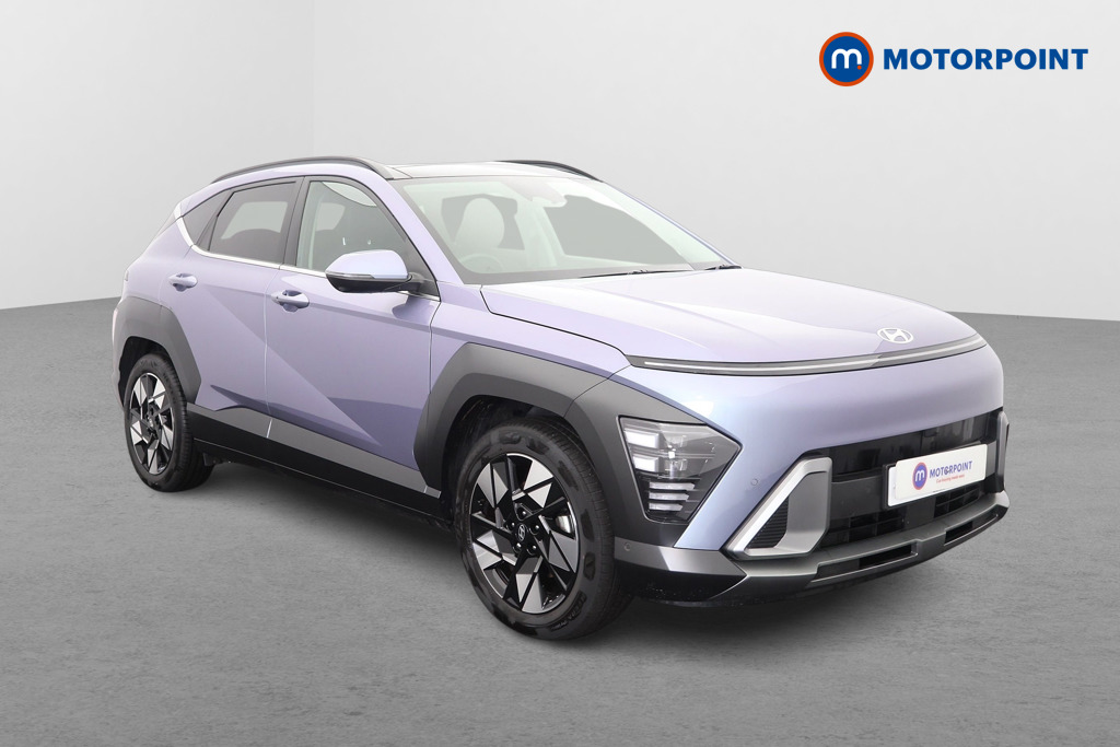 Hyundai Kona Ultimate Automatic Petrol-Electric Hybrid SUV - Stock Number (1610826) - Drivers side front corner