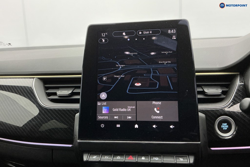 Renault Arkana Engineered Automatic Petrol-Electric Hybrid SUV - Stock Number (1634558) - 2nd supplementary image
