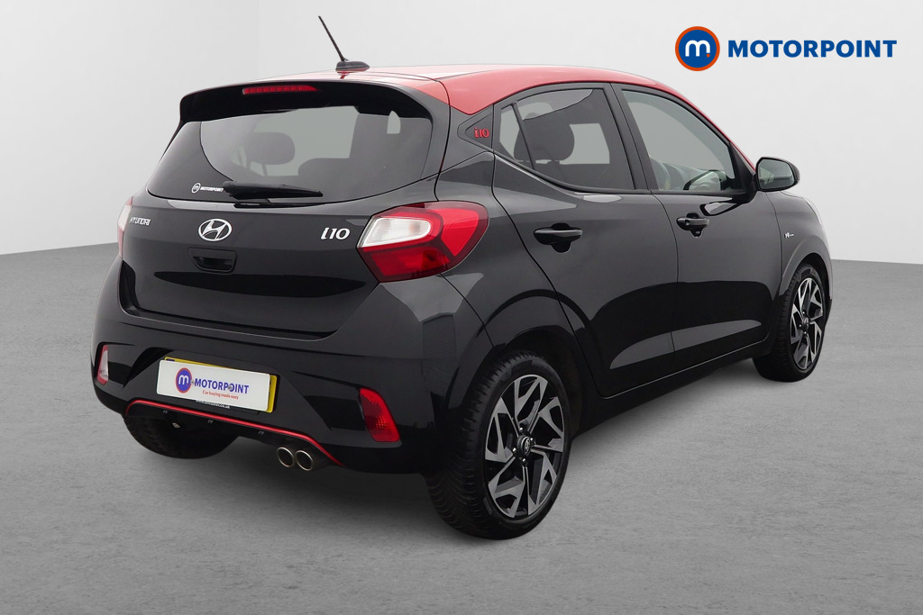 Hyundai I10 N Line Manual Petrol Hatchback - Stock Number (1626521) - Drivers side rear corner