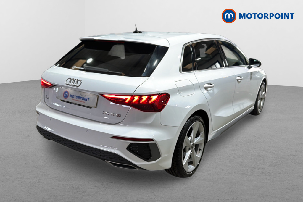 Audi A3 S Line Automatic Petrol Hatchback - Stock Number (1627637) - Drivers side rear corner