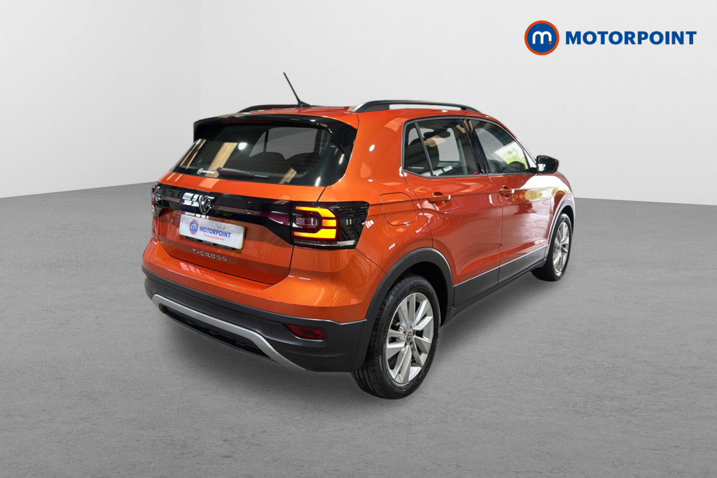 Volkswagen T-Cross SE Manual Petrol SUV - Stock Number (1635125) - Drivers side rear corner