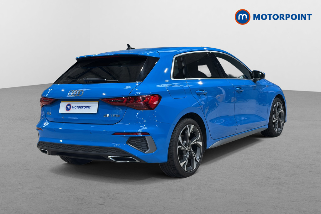 Audi A3 S Line Manual Petrol Hatchback - Stock Number (1636029) - Passenger side rear corner