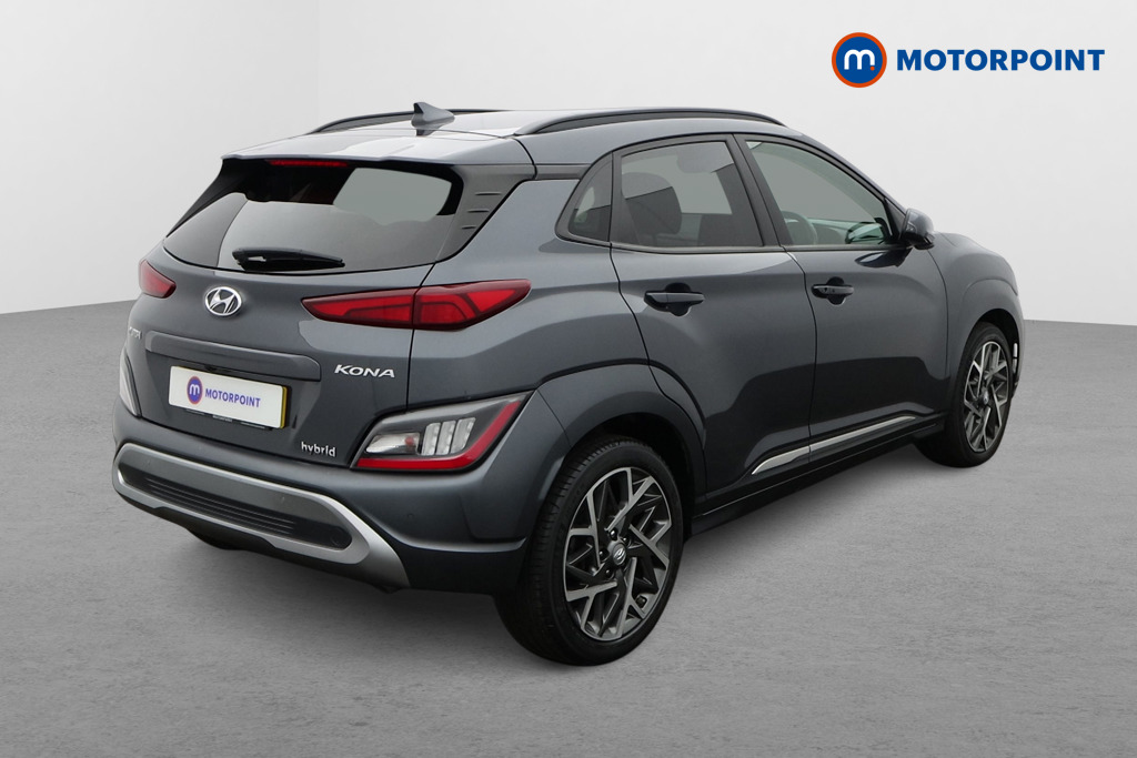 Hyundai Kona Premium Automatic Petrol-Electric Hybrid SUV - Stock Number (1640466) - Drivers side rear corner