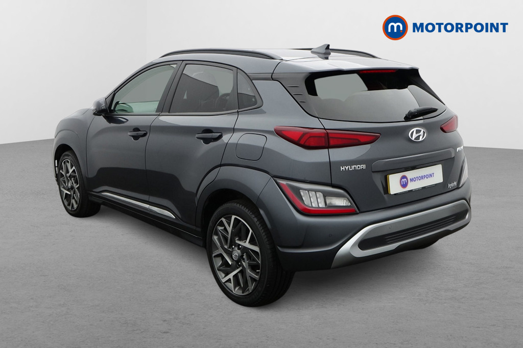 Hyundai Kona Premium Automatic Petrol-Electric Hybrid SUV - Stock Number (1640466) - Passenger side rear corner