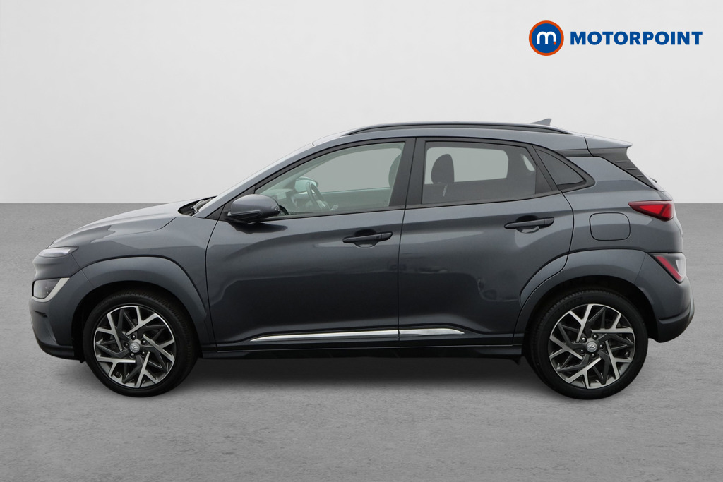 Hyundai Kona Premium Automatic Petrol-Electric Hybrid SUV - Stock Number (1640466) - Passenger side