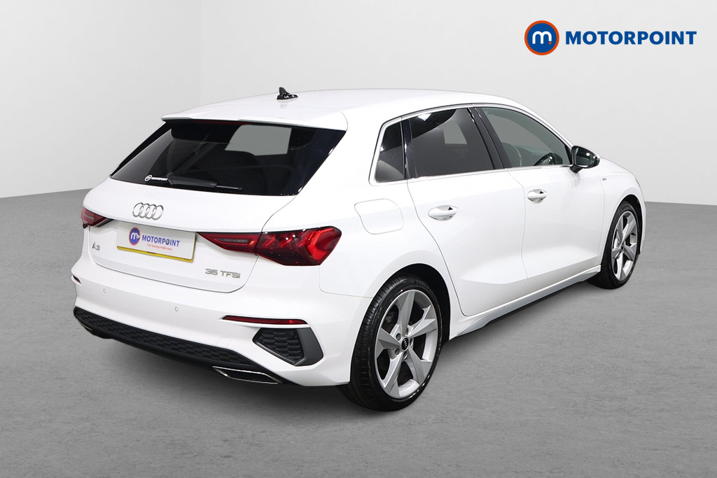Audi A3 S Line Manual Petrol Hatchback - Stock Number (1641012) - Drivers side rear corner