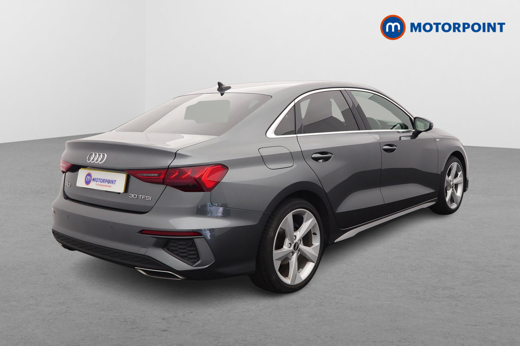 Audi A3 S Line Manual Petrol Saloon - Stock Number (1636623) - Drivers side rear corner